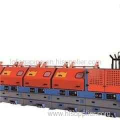 MIG Wire CO2 Welding Wire GI Wire Continous Steel Wire Drawing Machine With Deadblock Coiler