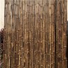 Carbonized Bamboo Fence With Dark Color For Home And Garden Decoration