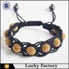 China Hand-Made Adjustable Chromatic Clay Crystal Beads Rope Bracelet Manufacturers