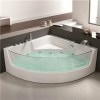 cheap 2 person indoor acrylic hot tub bathtub with underwater lights