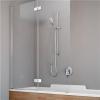 Frameless Hinged Glass Bathtub Shower Doors Shower Bath Screen