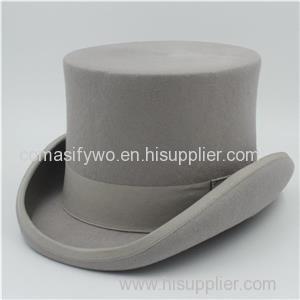100% Wool Sherlock Holmes Steampunk Hat Women Men Mad Hatter Top Hat Victorian Traditional Fedoras Hat Sam Beaver Cap