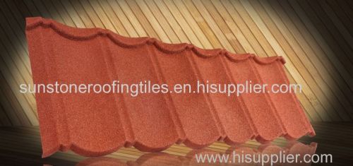 Stone coated steel roof tiles / Sunstone roofing sheet Classic tiles 