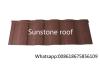 Popular Sunstone Roof Tile / Stone Chip Colour Steel Roof Tiles / Popular stone coated metal roof tiles