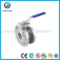 wafer type stainless steel 304 floating ballvalve