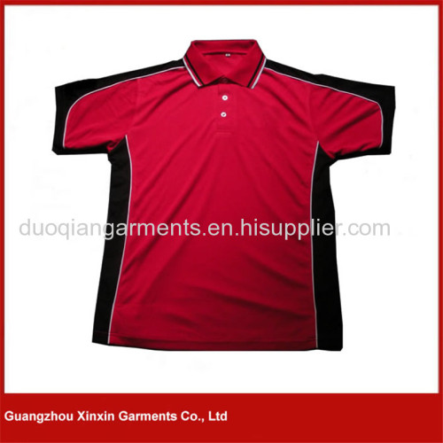 Customized Cheap Summer Polyester Dri Fit Polo Golf T Shirts 