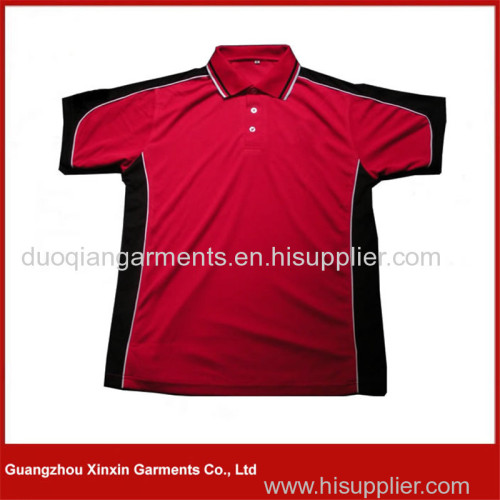 Customized Cheap Summer Polyester Dri Fit Polo Golf T Shirts