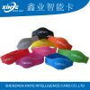 13.56mhz Adjustable silicone ntag216 passive rfid wristband