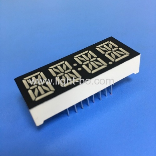 Ultra bright blue customized 0.47  Four Digit 14 segment LED Display common anode for microwave control