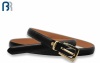 Ladies Black Skiny Feather Belt