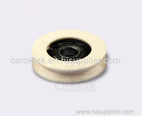 Ceramic bear roller guide pully