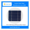 Round Solar Panel 2.5W 3.5V Monocrystalline diameter 170mm