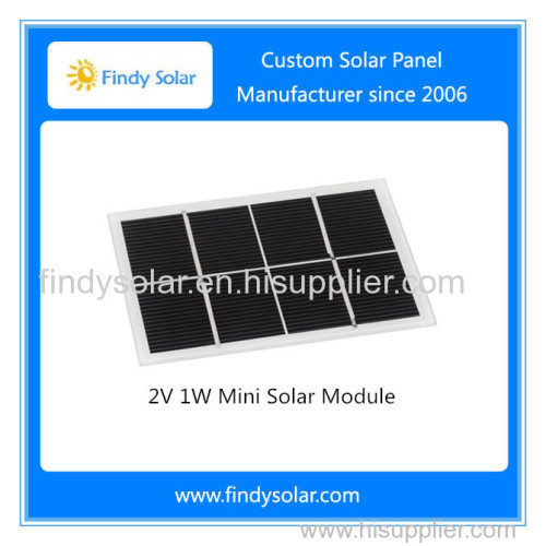 1W Mini Solar Panel 2V Monocrystalline