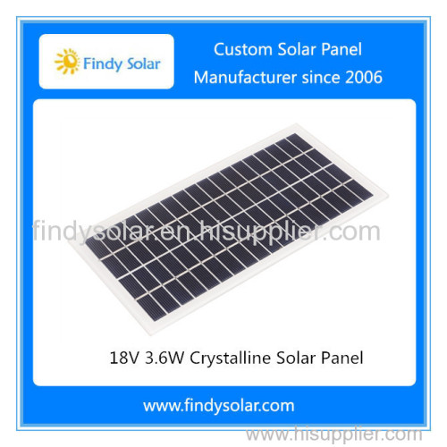 12V Monocrystalline Solar Panel 3.6W