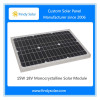 Solar PV Panel 15W 12V Monocrystalline