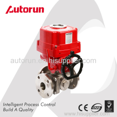 3-WAY EX ELECTRIC FLANGED BALL VALVE