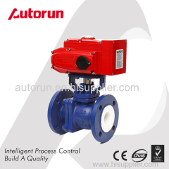 PTFE SEATED ELECTRIC FLANGED BALL VALVE