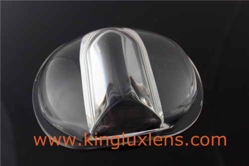 High Transmittance 107mm Asymmetric Led Glass lens for tunnel light