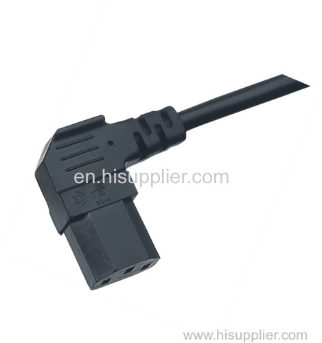 C13 Appliance Connector 90 degree
