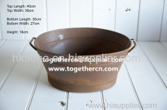wholesale rustic bowl for baby photo props