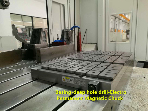 Electro Permanent Magnetic Chuck for deep hole drill