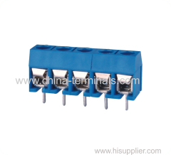 connector block pitch 5.0 mm 22-14 AWG PCB screw terminal block connector