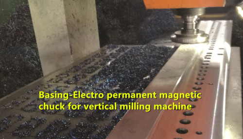 Electro permanent magnetic chuck for horizontal & vertical milling machine