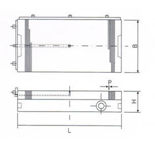 Rectangle permanent magnetic chuck