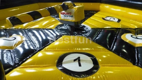 Customized inflatable meltdown wipeout challenge games