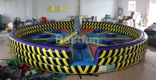 Inflatable Meltdown Zone battle field game