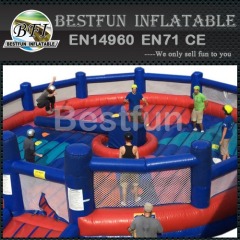 Twister inflatable meltdown game