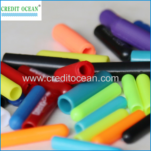 puntas de plástico de colores cabeza aglet extremo para cordones de crédito personalizado océano