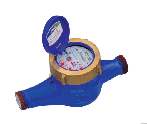 Multi jet wet/dry iron barss flange Water Meter domestic water meter