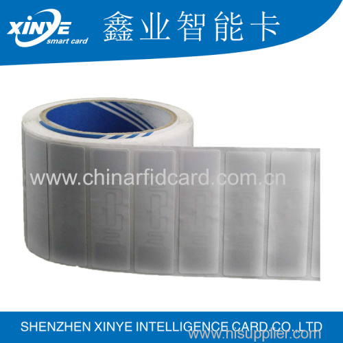 PET Adhesive RFID UHF Label Alien Higgs