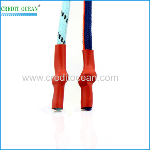 custom log colorful round silica gel shoelace tips