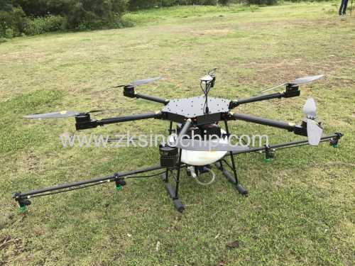 10 L payload carbon fiber agriculture drone with GPS ground station function