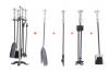 Fireplace Tool set with stainless steel handle