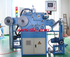 Aluminum flexible ducting machine