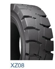 6.50-16 XZ08 Forklift Pneumatic solid resilient tyres