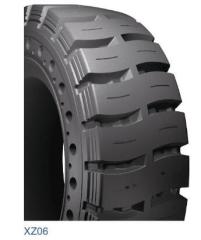 solid forklift tire Made in china latest solid forklift tires 1200-24 12.00-24