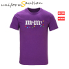 Custom made cotton M&Ms promotional t shirt