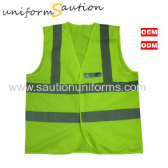 Custom hi-viz workwear safety vest