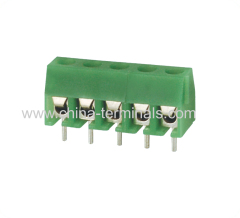 Electrical terminal block pitch 3.96mm 7A 24-18 AWG