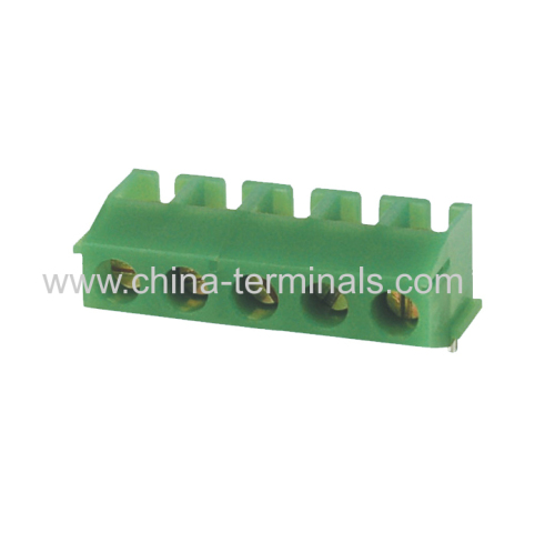 right angle pitch 3.96mm PCB terminal block