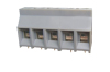 5-Position Pre-Printed PCB Board Terminals 300V 30A -40℃+105℃