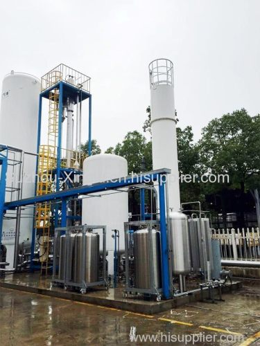 High purity gas plant