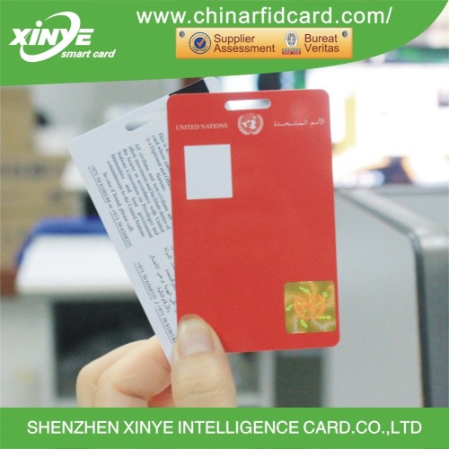 PVC ICODE SLI RFID Key Card with Hologram