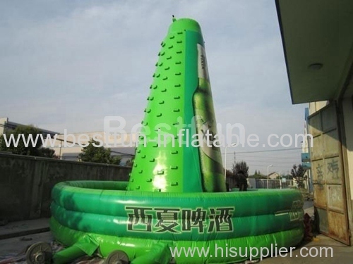 Custom inflatable climbing mountain