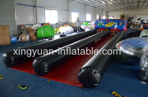 Inflatable bowling lanes price with bowling pins