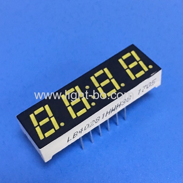 Ultra bright white small size4 digit led clock display 0.28" common anode for home appliamnces